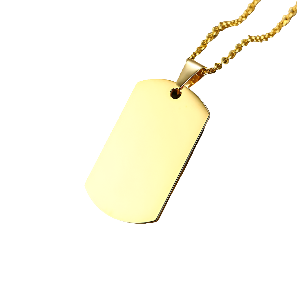 Vintage Dog Tag Necklace