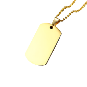 Vintage Dog Tag Necklace