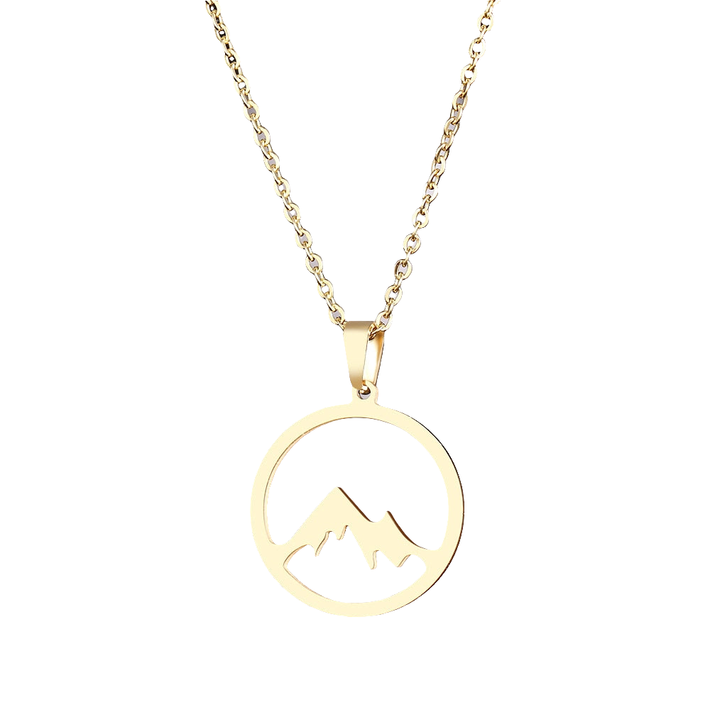 Mountain Hill Pendant Necklace