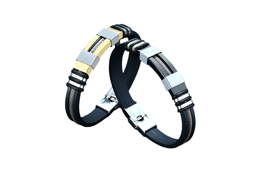 Vnox Elegant Leather Bracelet