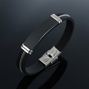 Vnox Elegant Leather Bracelet