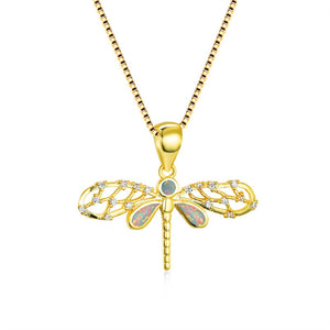 Vintage Dragonfly Necklace