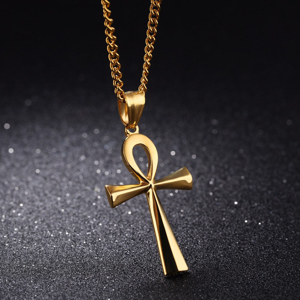 Ankh Crucifix Necklace