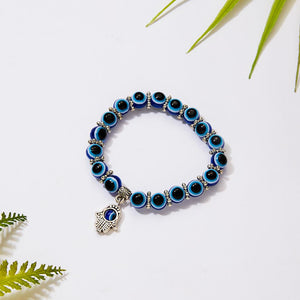 Lucky-Eye Charm Bead Bracelet