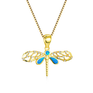 Vintage Dragonfly Necklace