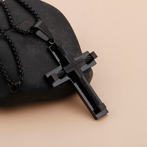 Wire Cross Pendant Necklace