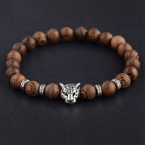 Natural Wood Beads Bracelet