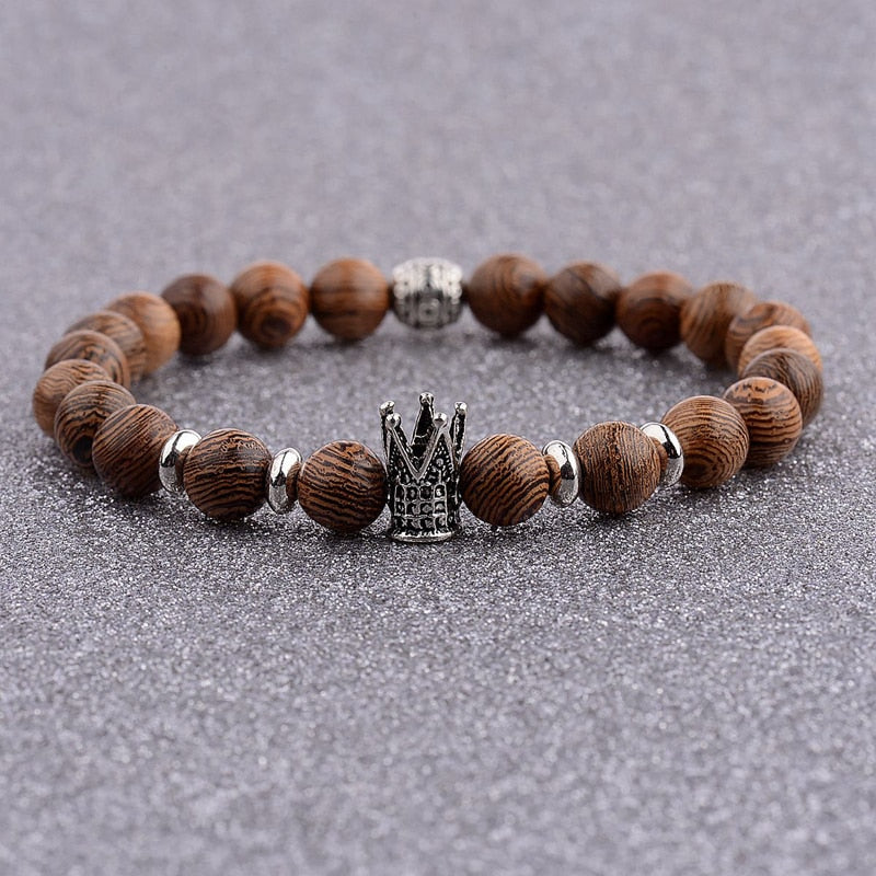 Natural Wood Beads Bracelet