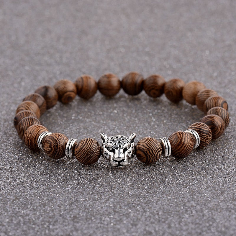 Natural Wood Beads Bracelet