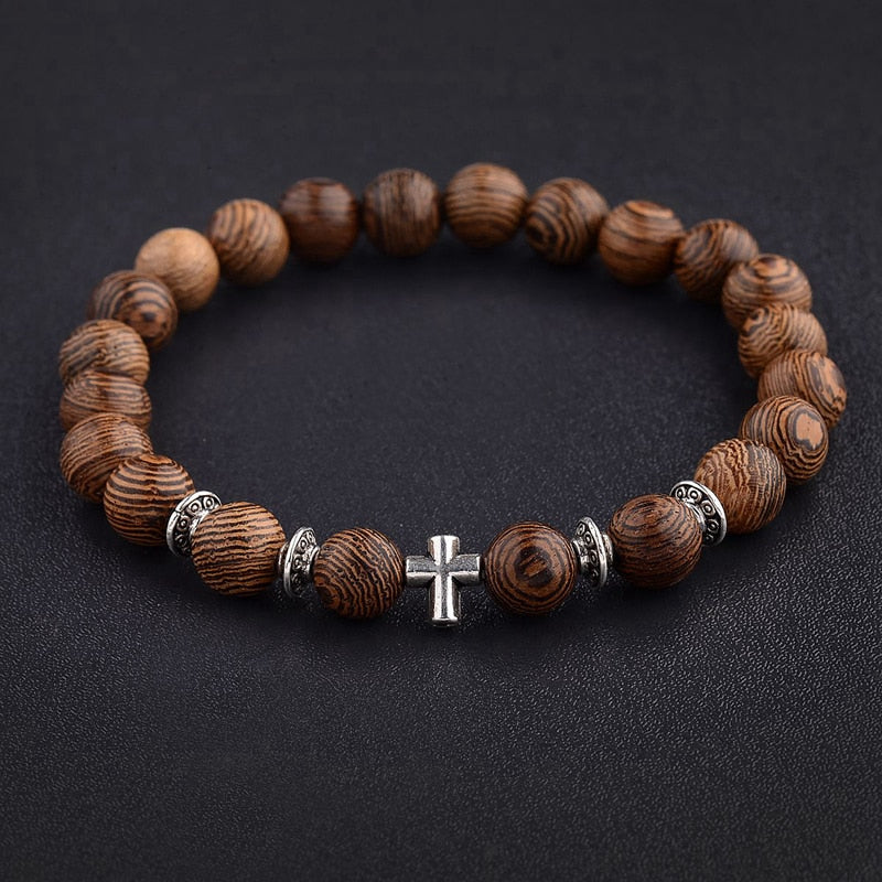 Natural Wood Beads Bracelets