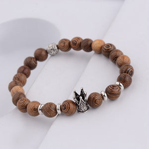 Natural Wood Beads Bracelet