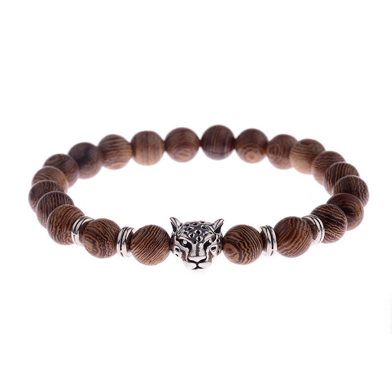 Natural Wood Beads Bracelet