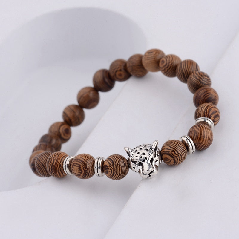 Natural Wood Beads Bracelet