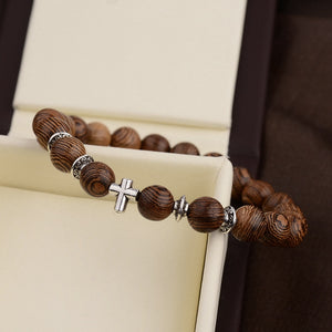 Natural Wood Beads Bracelet