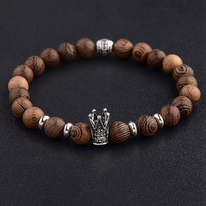 Natural Wood Beads Bracelet