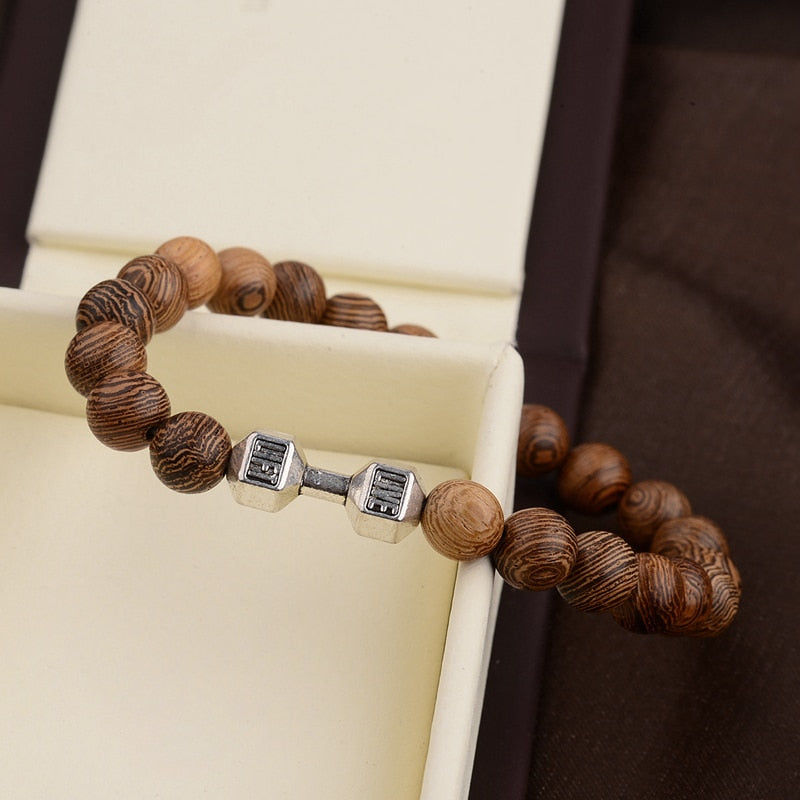 Natural Wood Beads Bracelet