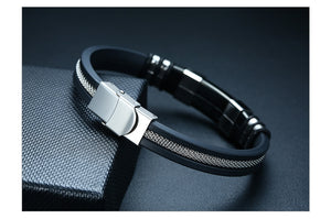 Vnox Elegant Leather Bracelet