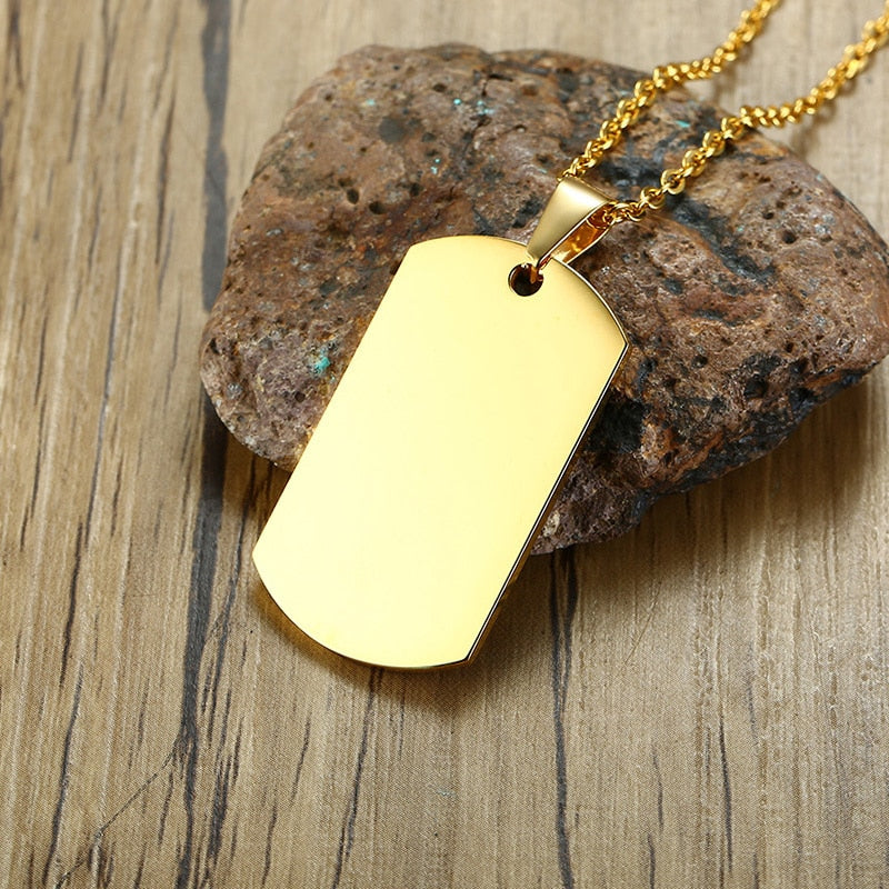 Vintage Dog Tag Necklace