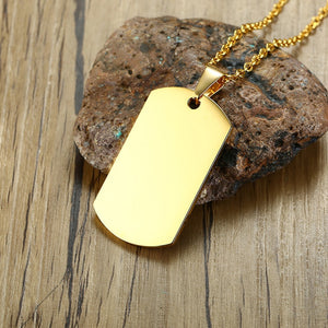 Vintage Dog Tag Necklace