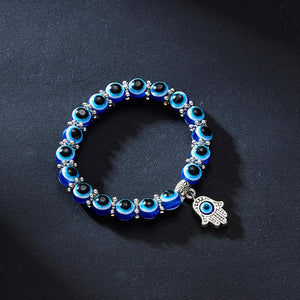 Lucky-Eye Charm Bead Bracelet