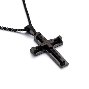 Wire Cross Pendant Necklace