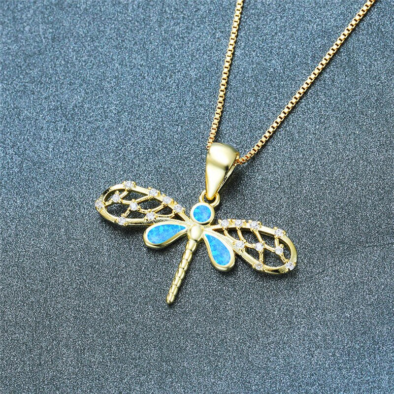 Vintage Dragonfly Necklace