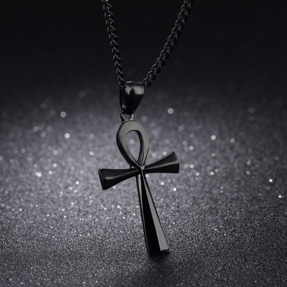 Ankh Crucifix Necklace