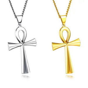 Ankh Crucifix Necklace