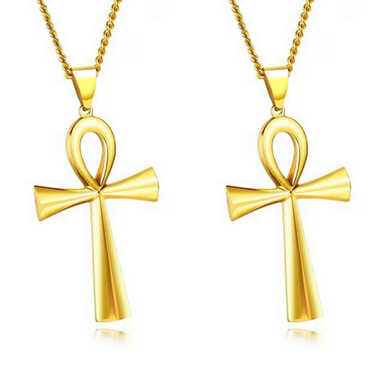 Ankh Crucifix Necklace