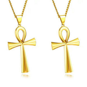 Ankh Crucifix Necklace