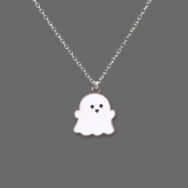 Ghost Pendant Necklace