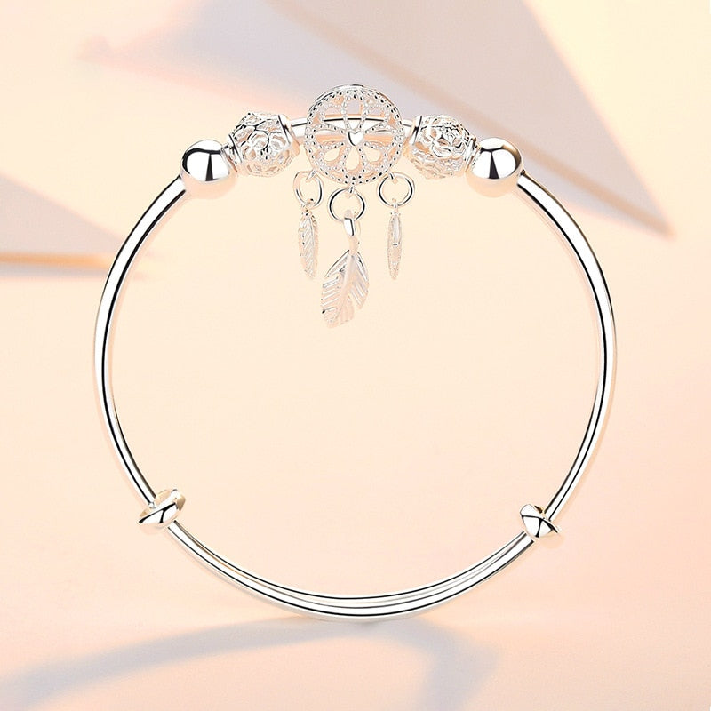 Sterling Silver Dreamcatcher Bracelet