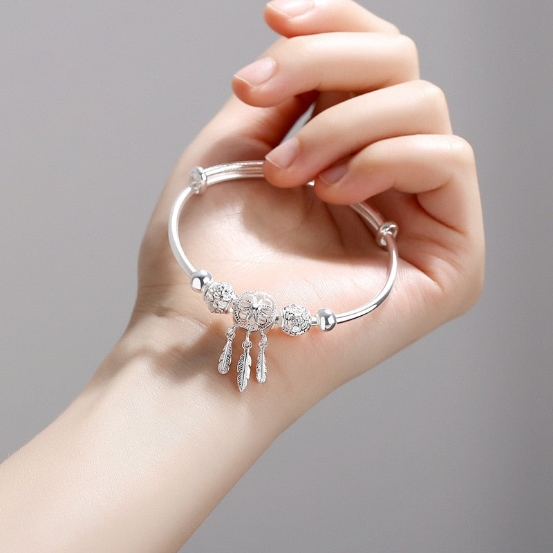 Sterling Silver Dreamcatcher Bracelet